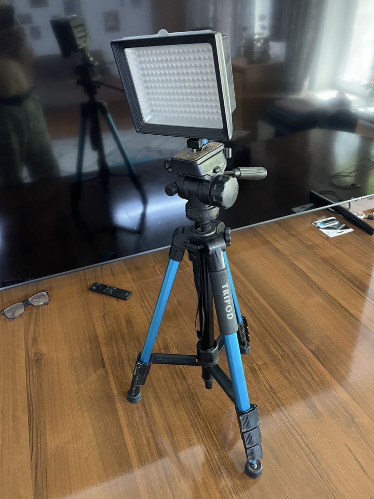 Профессиональный свет на видеокамеру, фотоаппарат, смартфон