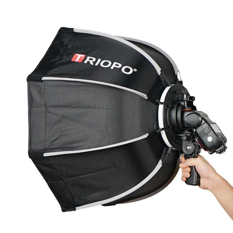 Комплект вспышка Triopo TR-950II  + синхронизатор + октобокс + стойка