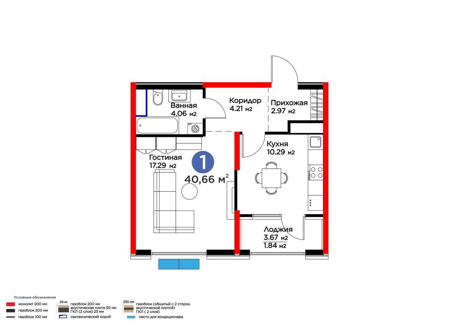 Продажа 1-комнатной квартиры в уникальном ЖК Urban Hills