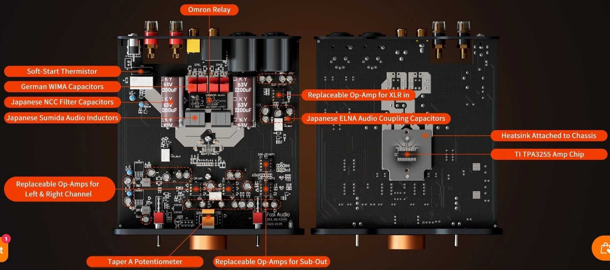 Усилитель Fosi Audio ZA3