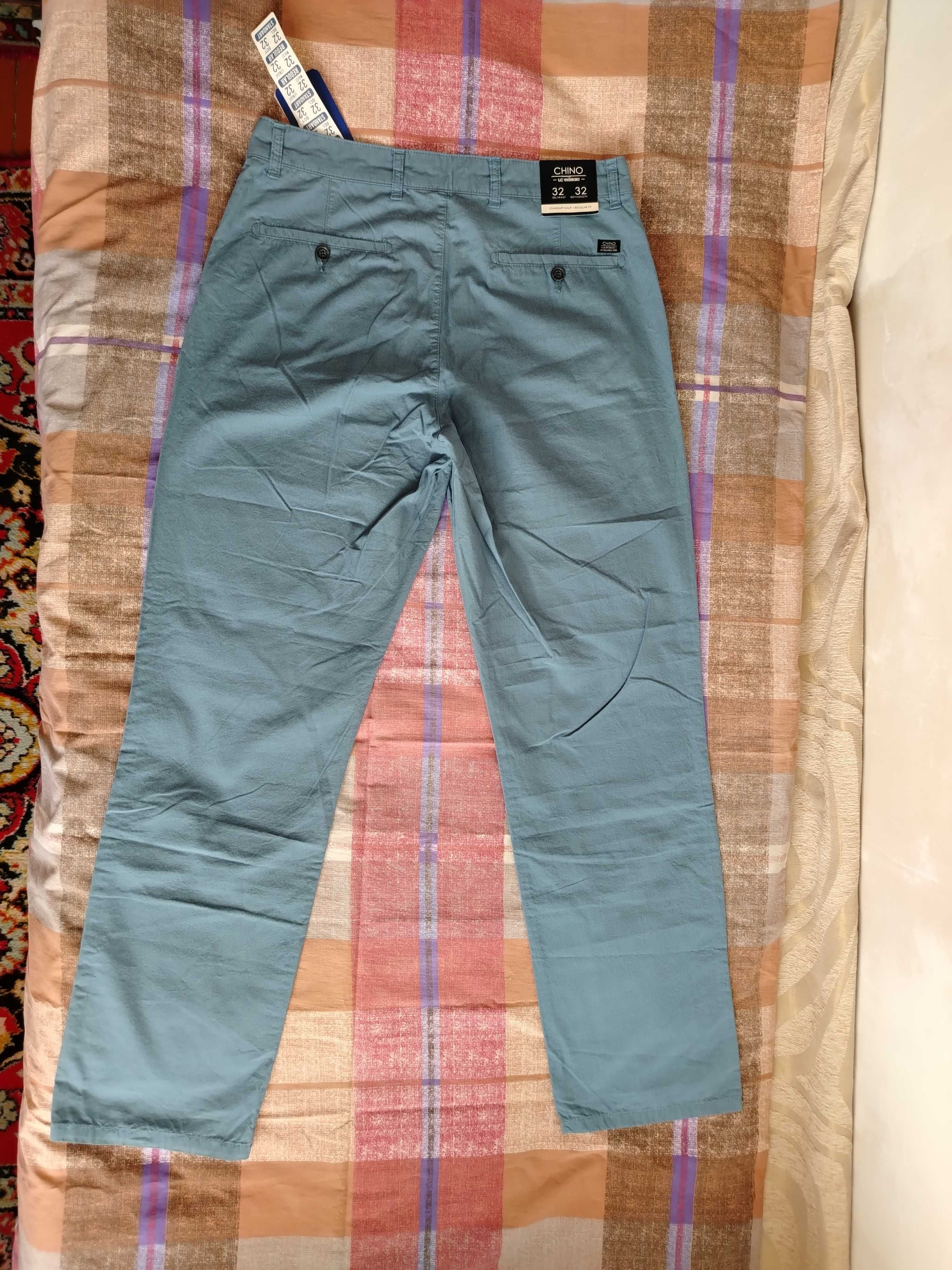 Новые брюки /Турция/разм-W-32 L-32/casual кэжуал брюки штаны слаксы