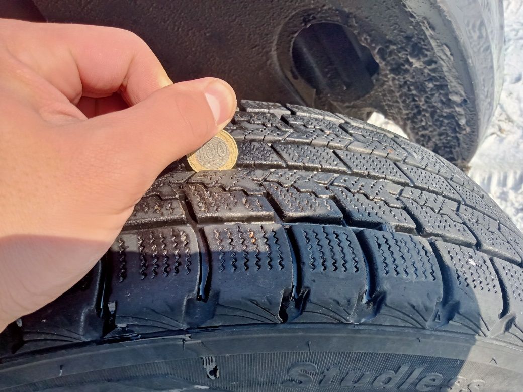 Штампы с зимней резиной липучки 185/65R15