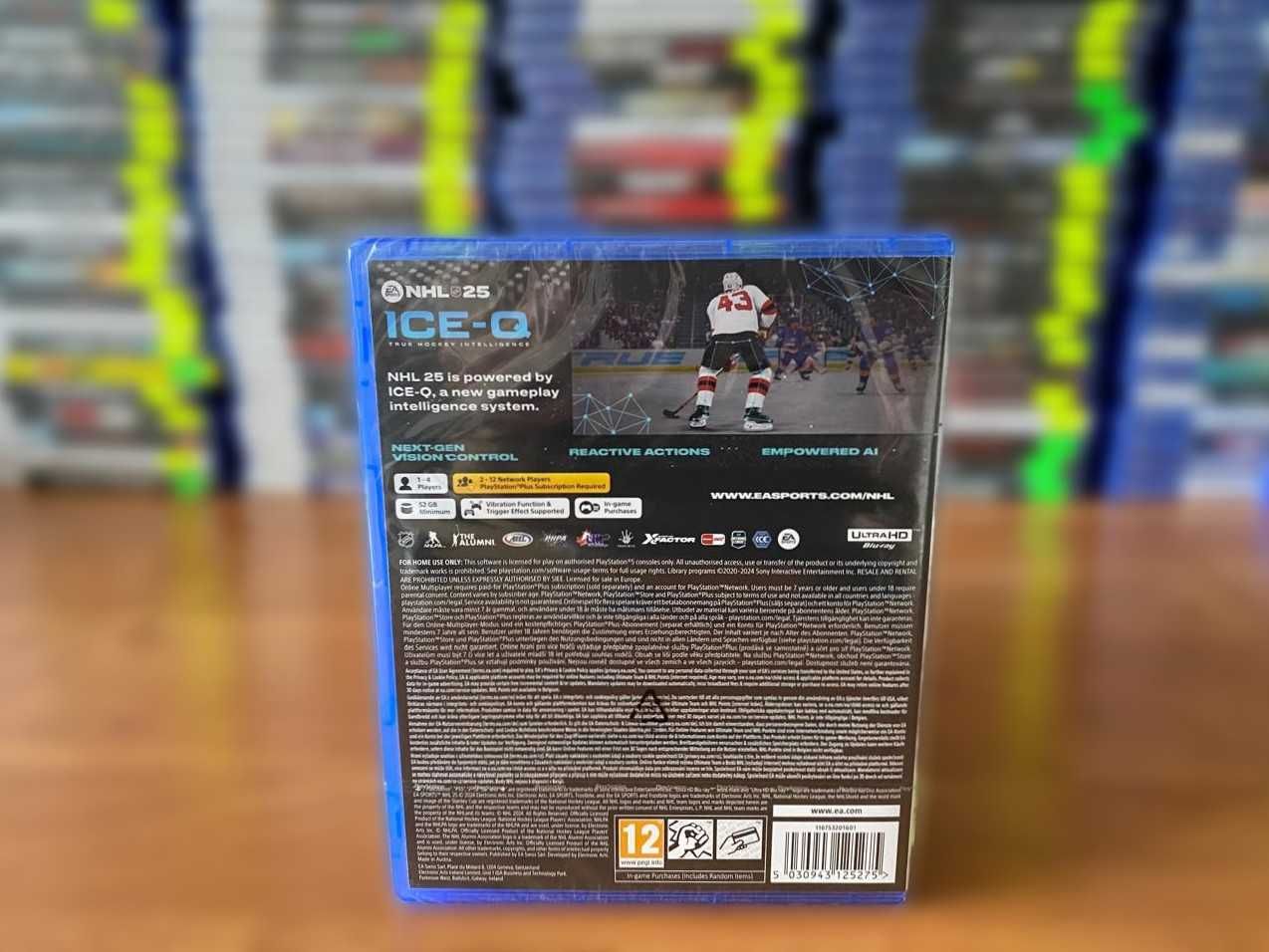 Новый диск NHL 25 PS5/ НХЛ 25 Пс5 Большой Выбор Игр