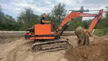 Гусеничный экскаватор Kubota KH-11H