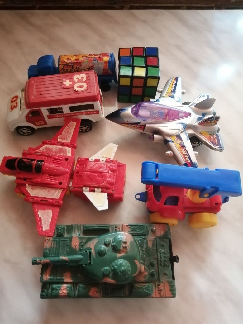 Детские игрушки машинки набор