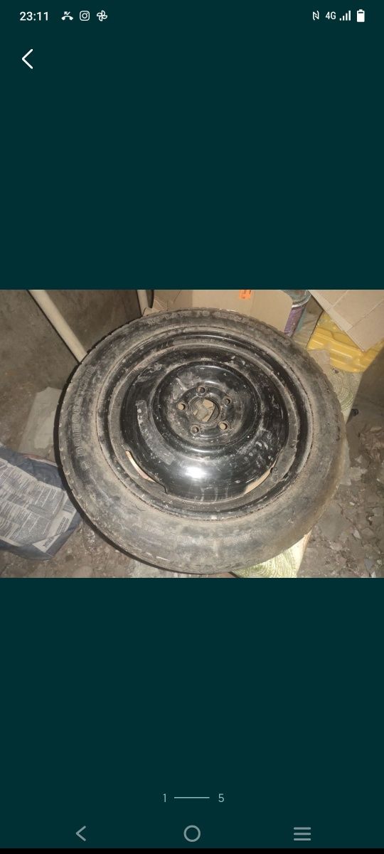 Продам Запаска  на 16. Bridgestone. От Тойоты. 5 дырый