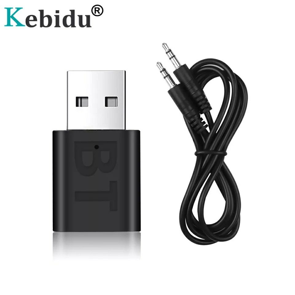USB Bluetooth 5.0 (юсб блютуз) AUX для авто и не только