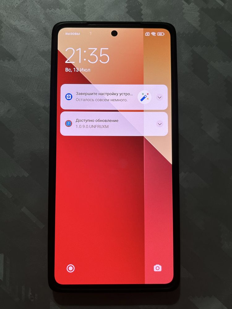 Xiaomi Redmi Note 13 Pro с чехлом в хорошем состоянии