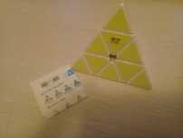 Пираминкс, пирамидка, Pyraminx QiMingA White + инструкция в ПОДАРОК!!!