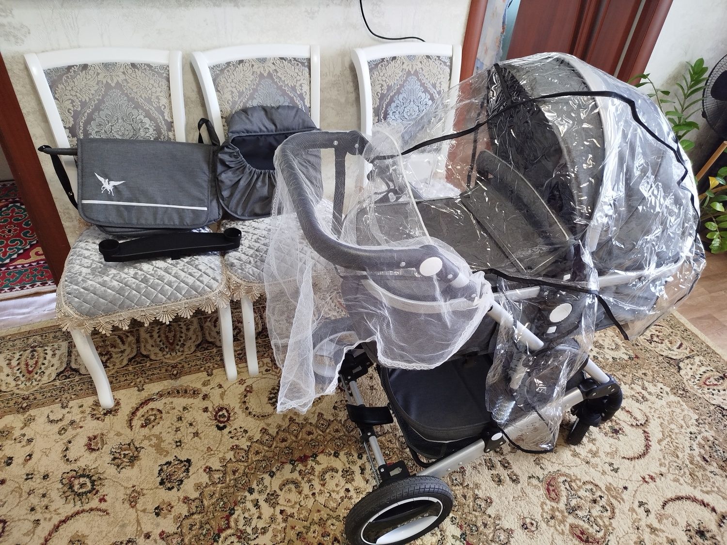 Детская коляска 2 в 1,