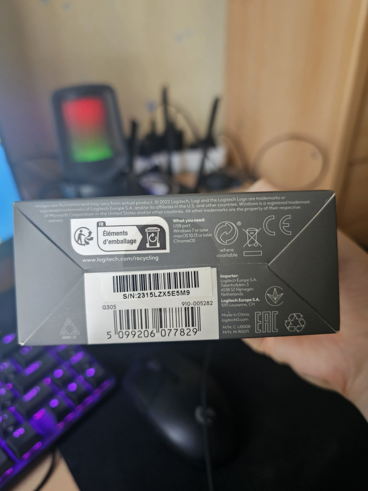 СРОЧНО!!! ПРОДАМ LOGITECH G305 + Клавиатура Bloody b930 в отл. сост.