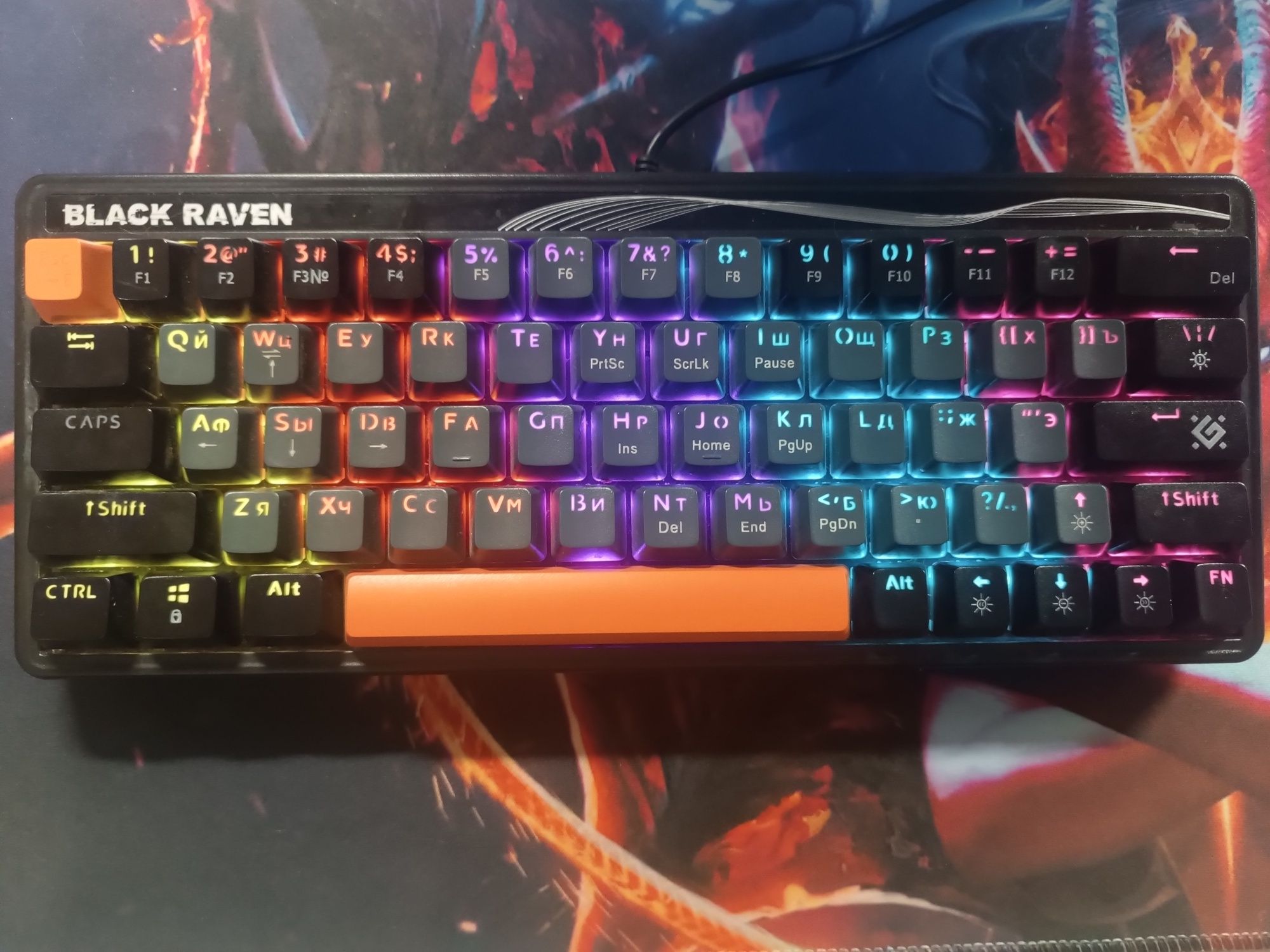 Клавиатура defender black raven