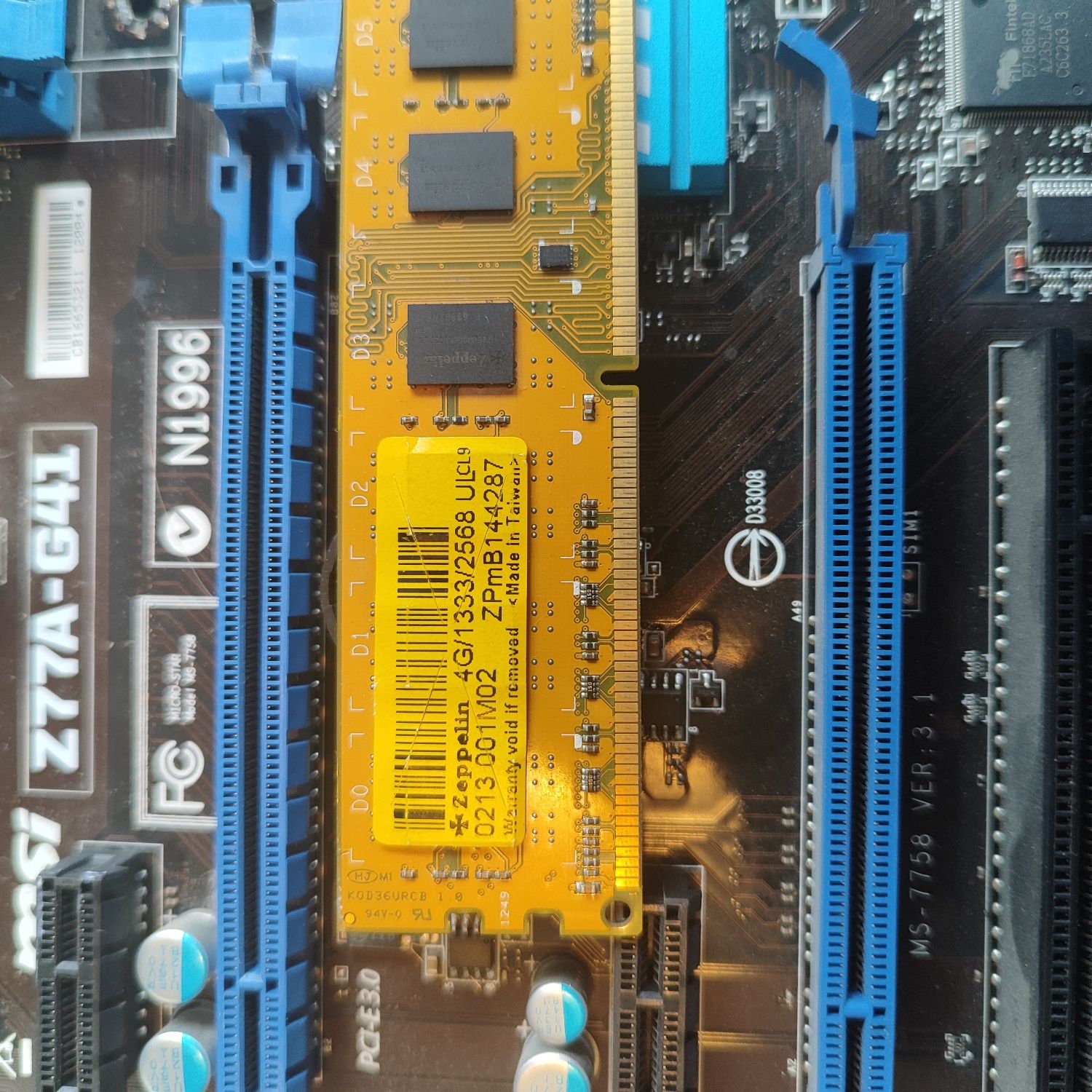 Материнскаплата msi z77a-g41