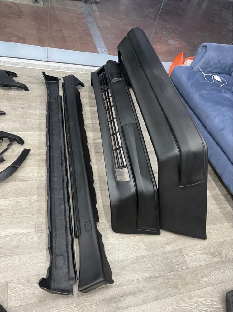 Бампер и порог на W124 W210 накладка и обвесы