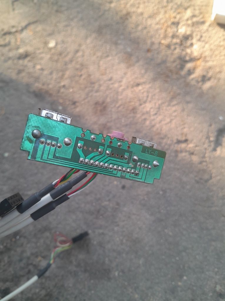Передняя панель 2 USB и AUDIO хаб разветвитель для корпуса компьютера