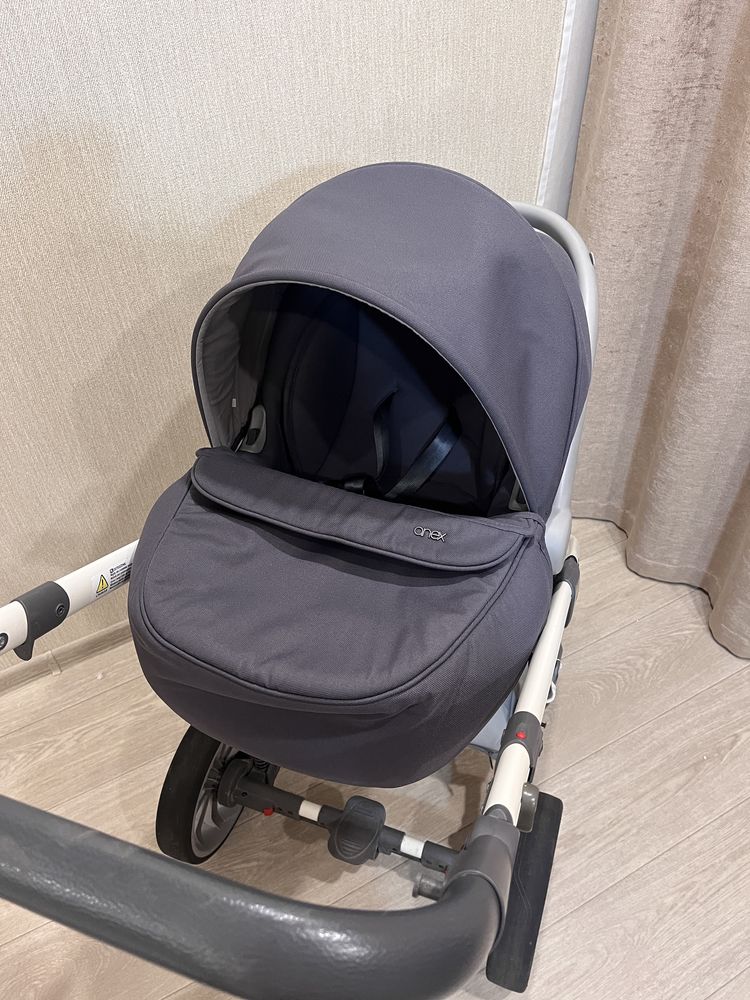 Коляска Anex sport 3 в 1 : люлька, прогулочный блок и автолюлька