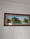 Продам картину размер 58×128. Под стеклом