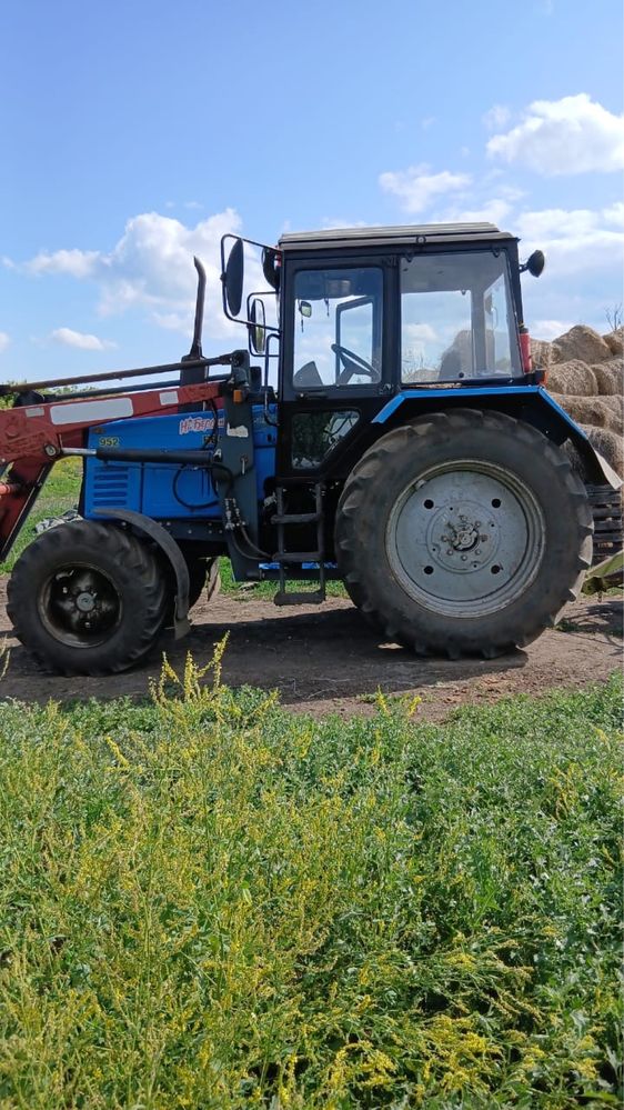 Мтз 952 с куном, 2 ПТС-4, бочка для питьевой воды
