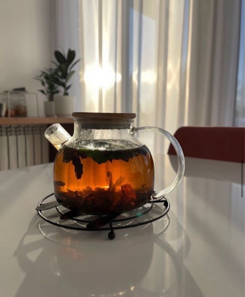 Стеклянный чайник