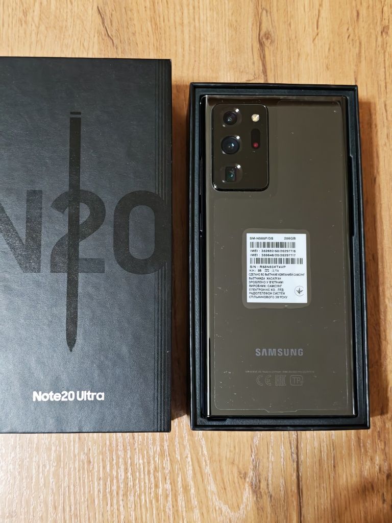 Samsung Note 20 Ultra 256 gb Ram 8 5G