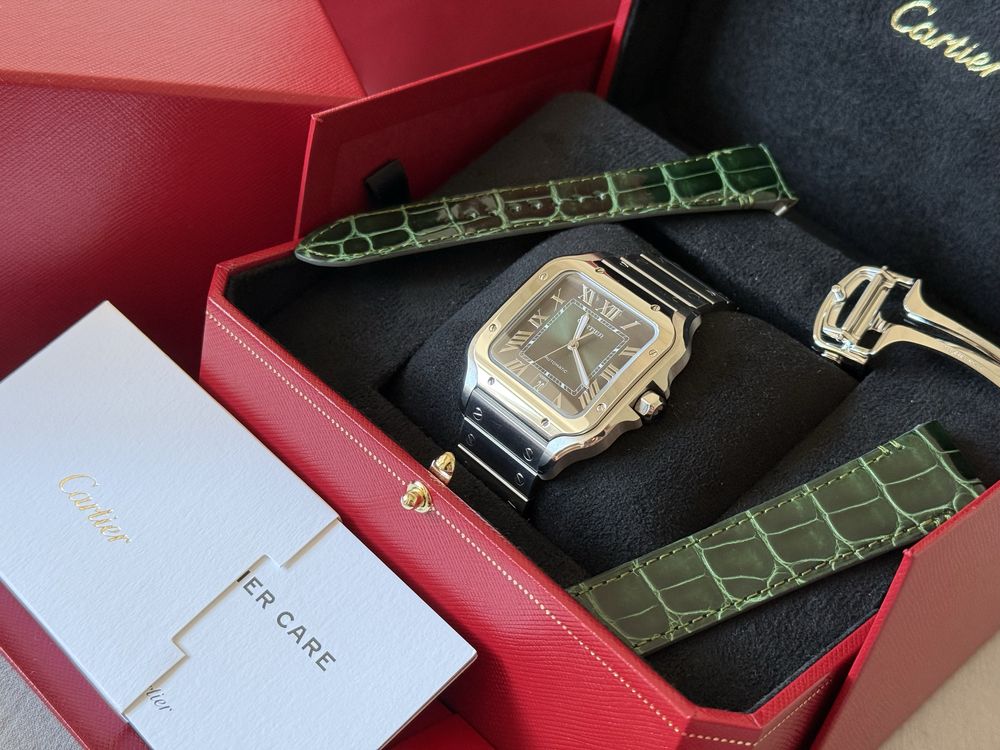 Швейцарские часы Cartier Santos Large