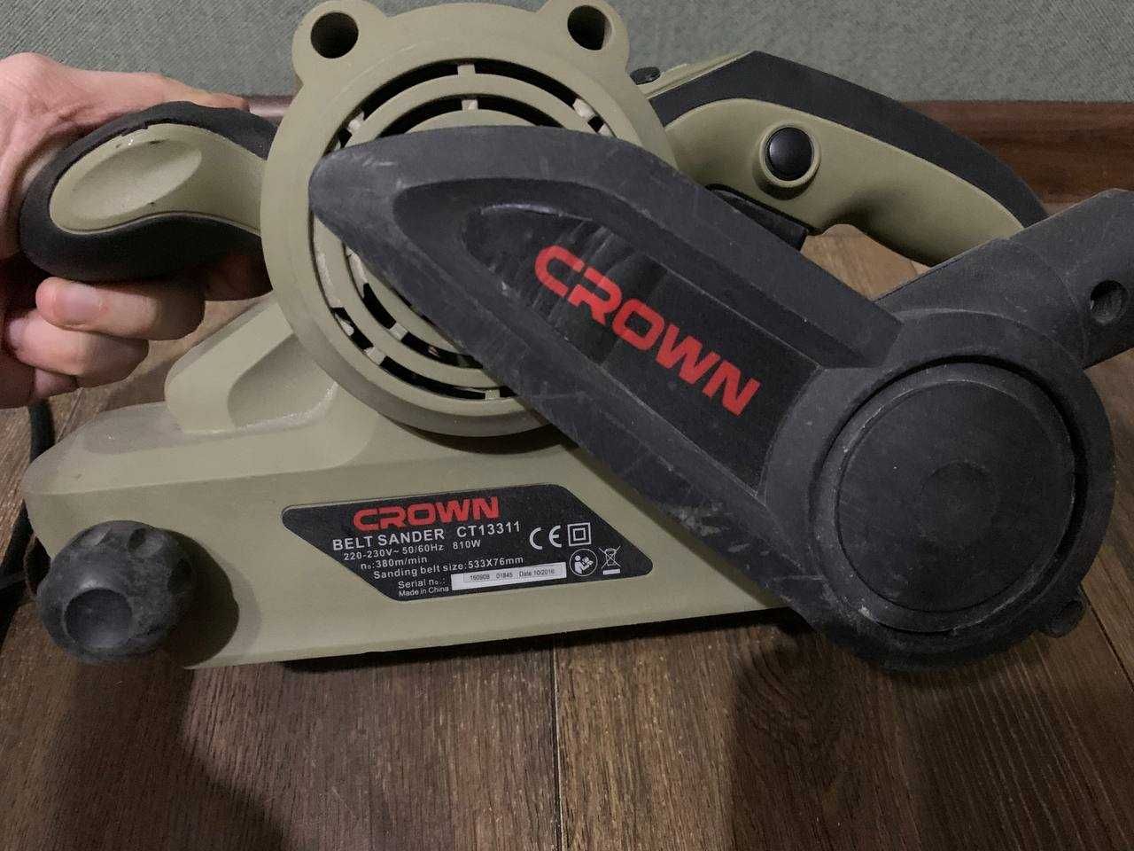 Шлифмашина Crown CT 13311 работает хорошо, выглядит прилично