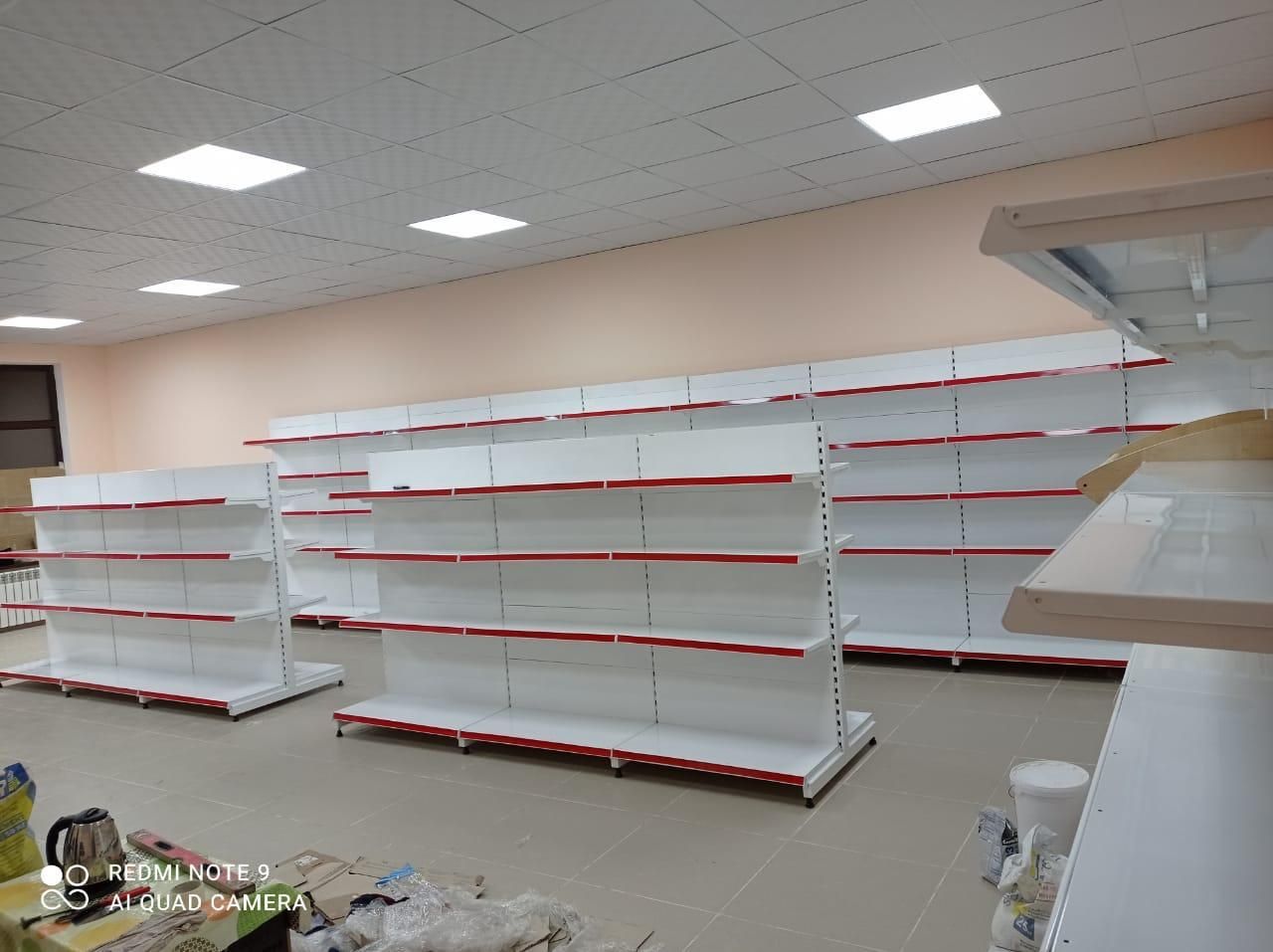 Стеллажи полки прилавки витрины  стеллаж для мин маркет оборудования