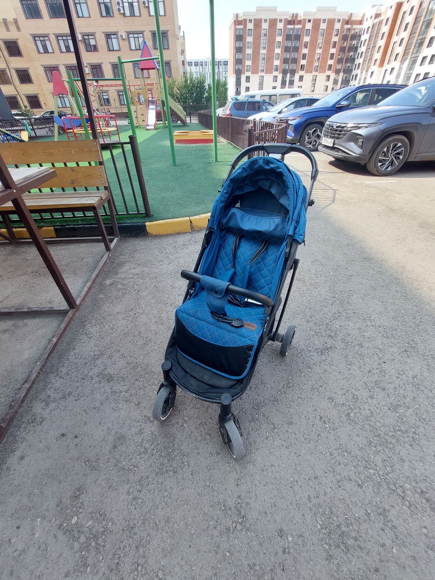 Коляска прогулочная Dearest 818 Plus, бирюзовый