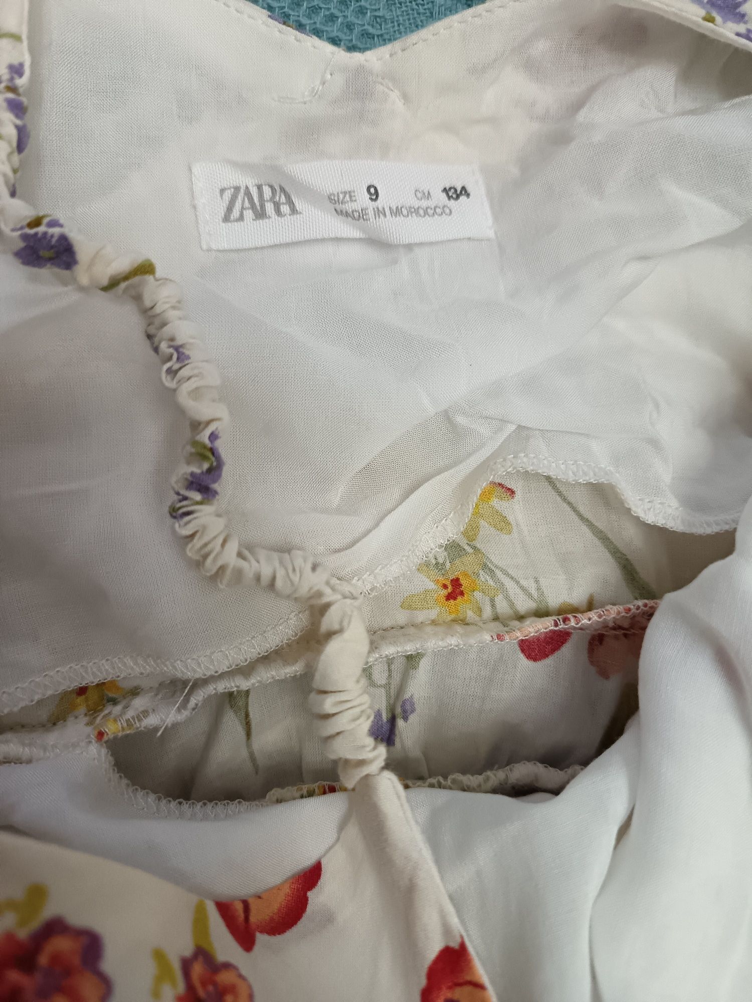 Летнее платье на девочку 7 лет Zara