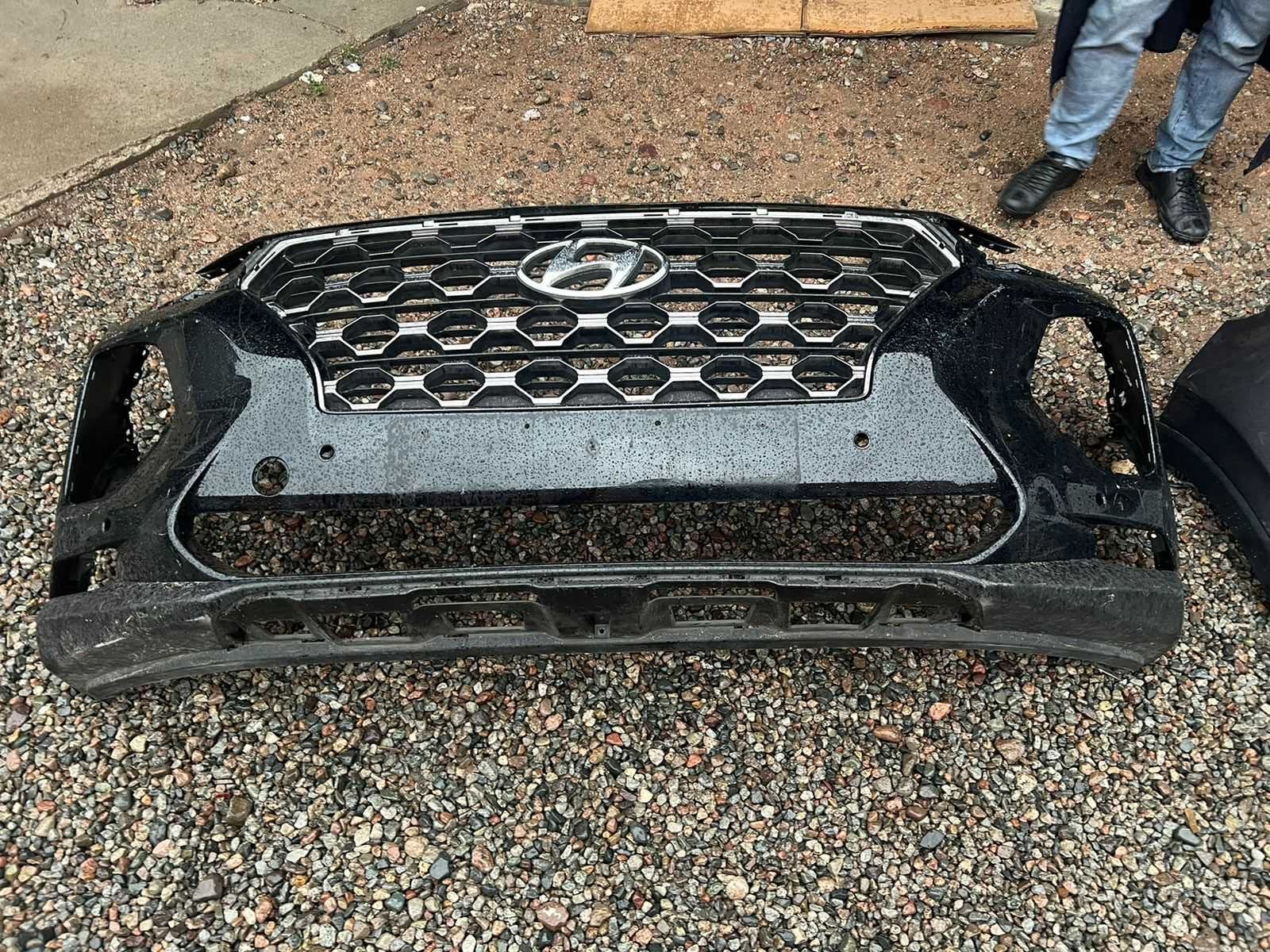 Бампер передний Hyundai Santa fe санта фе 19-21