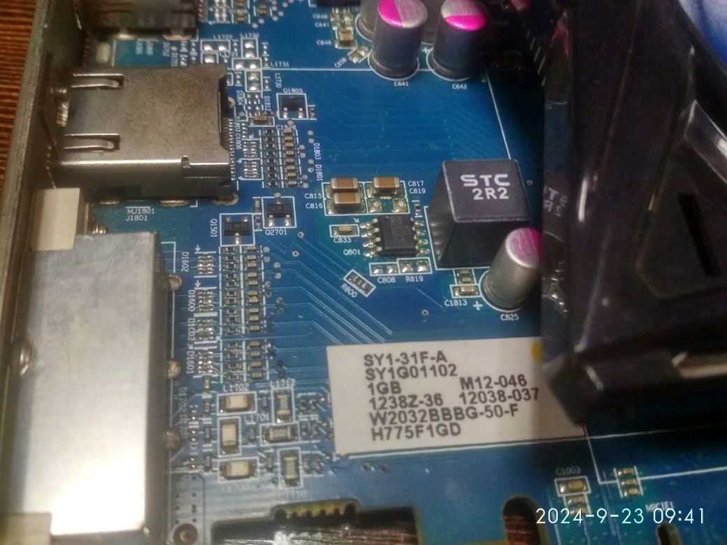 Видеокарта AMD 7750 неисправна