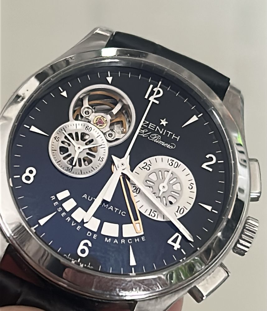 Швейцарские часы Zenith Class El Primero T Open in Steel