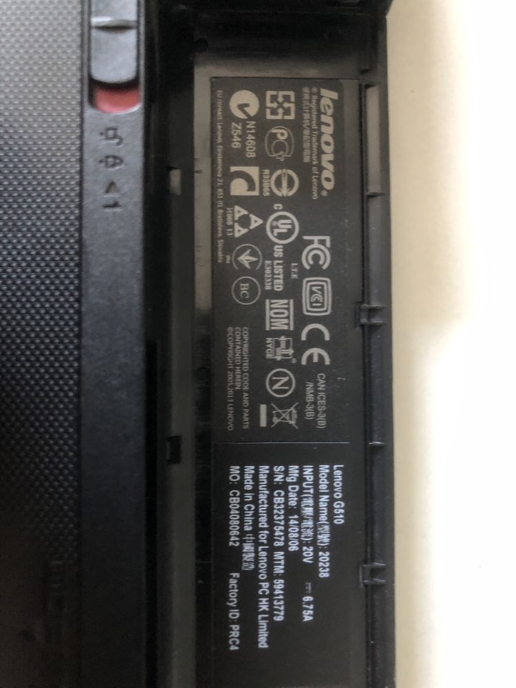 Ноутбук Lenovo G510