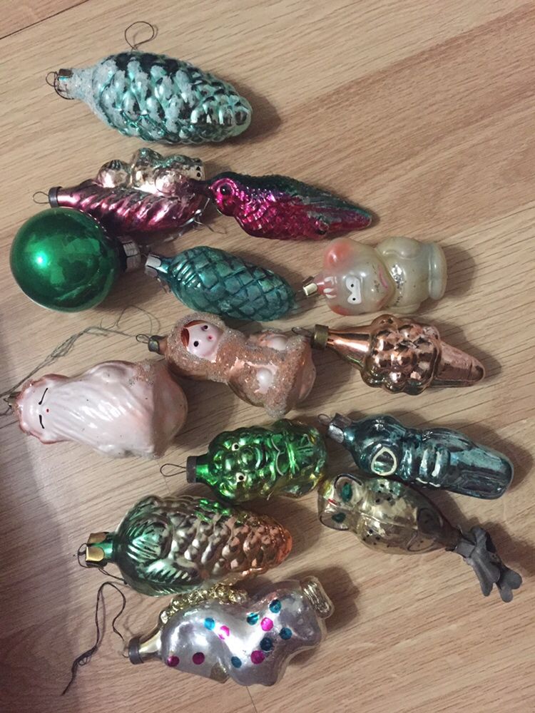 Ёлочные игрушки советские