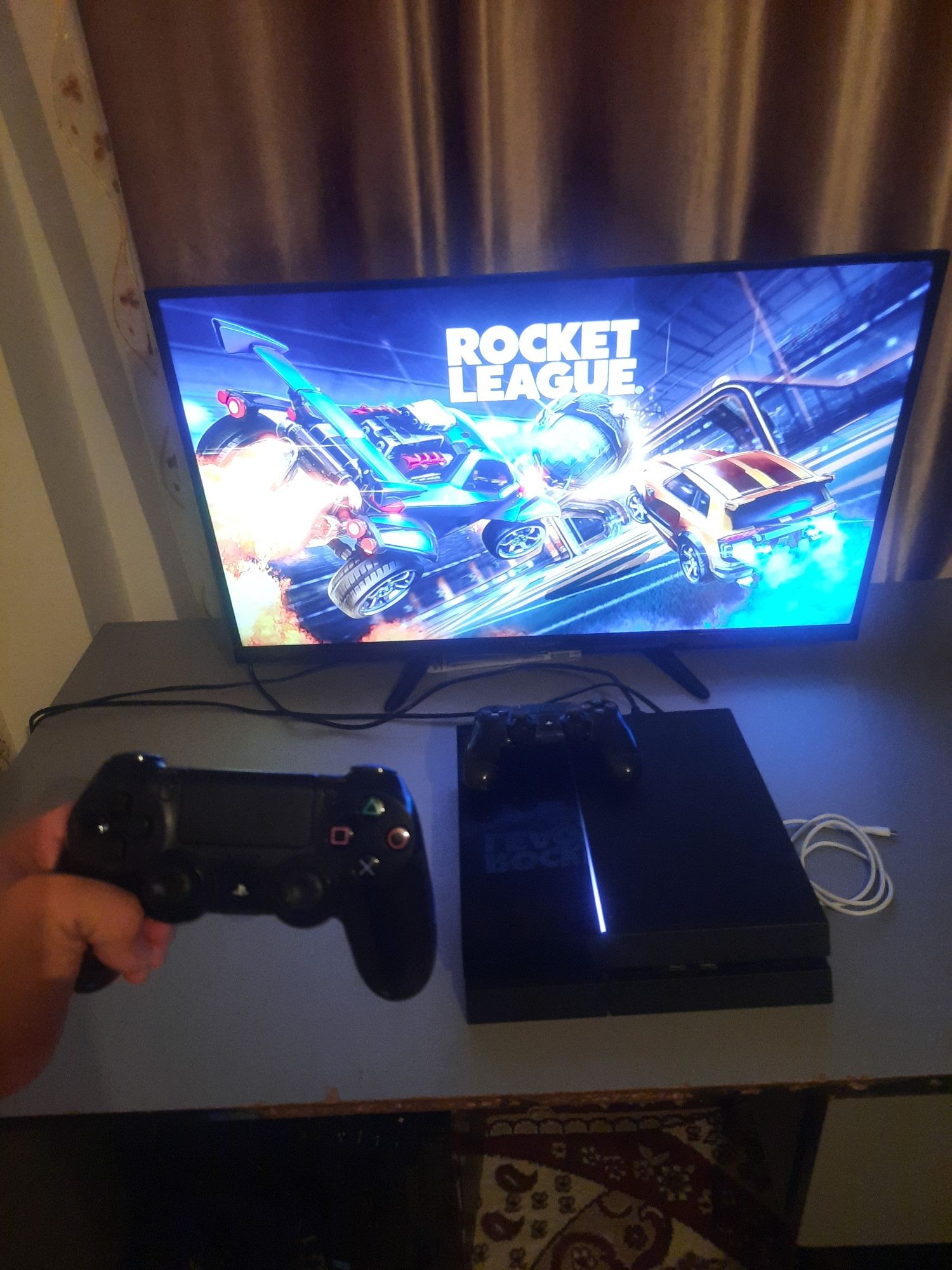 Playstation 4 Фифа25 Гта 5 Ufc4 МК11 Гонка 2 джойстик