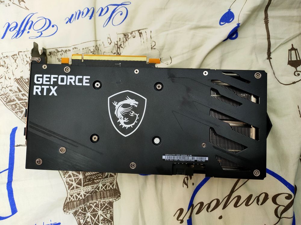 Rtx 3050 msi gaming x 8gb