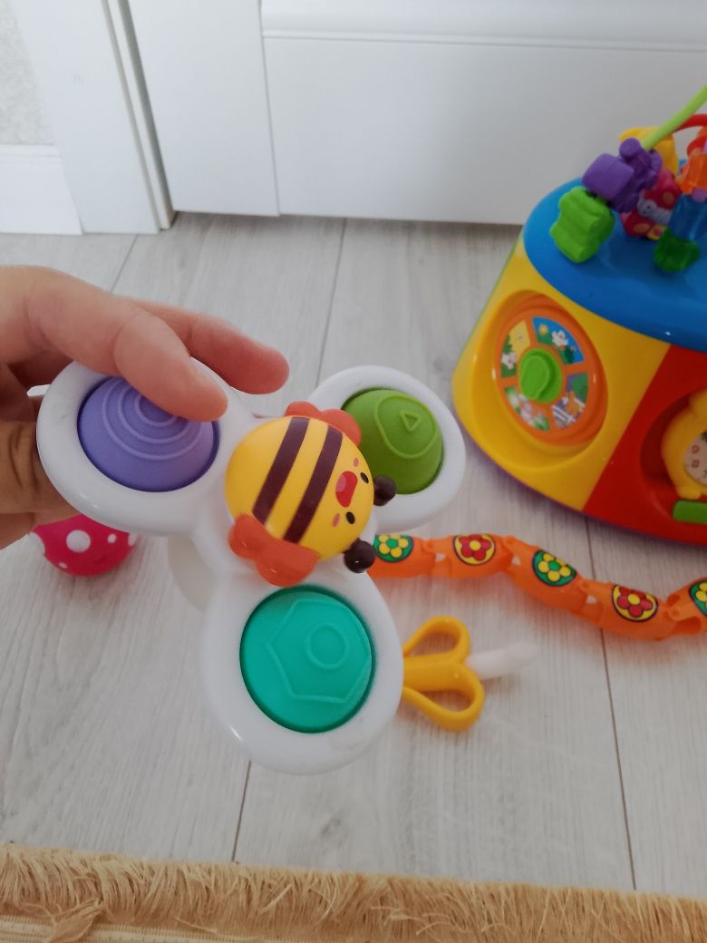 Музыкальный бизиборд, Каталка детская , игрушки
