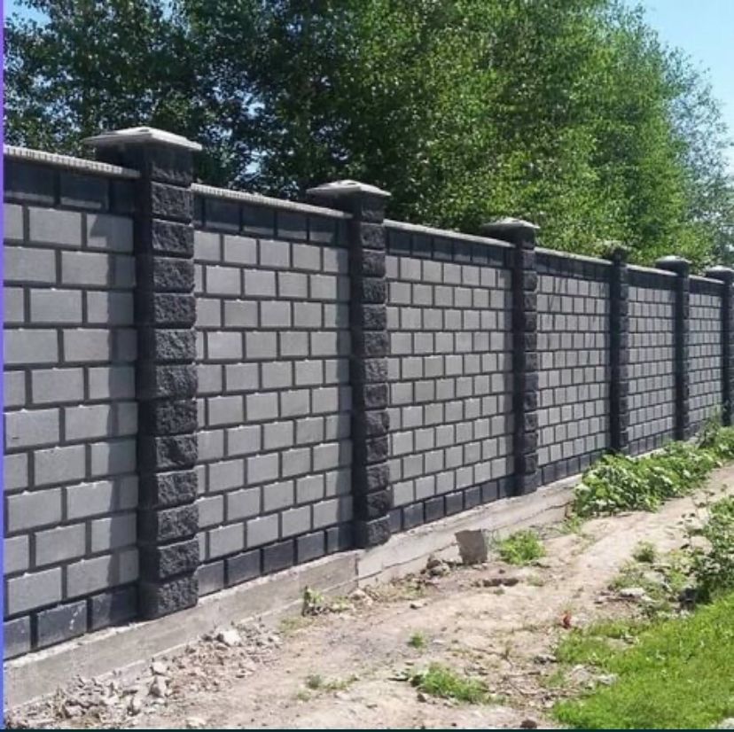 Делаем кладка заборов