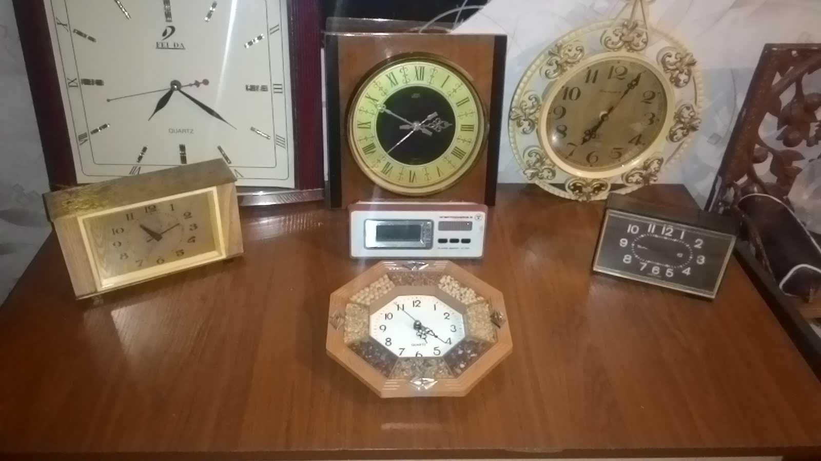 Часы из СССР и новых времен