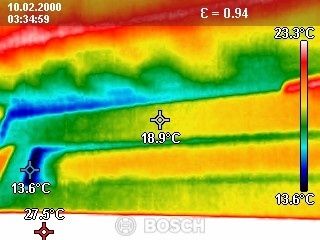 . Услуги тепловизора. Поиск скрытой течи