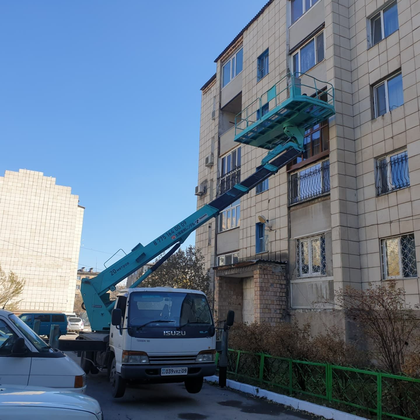 Автовышка балкон