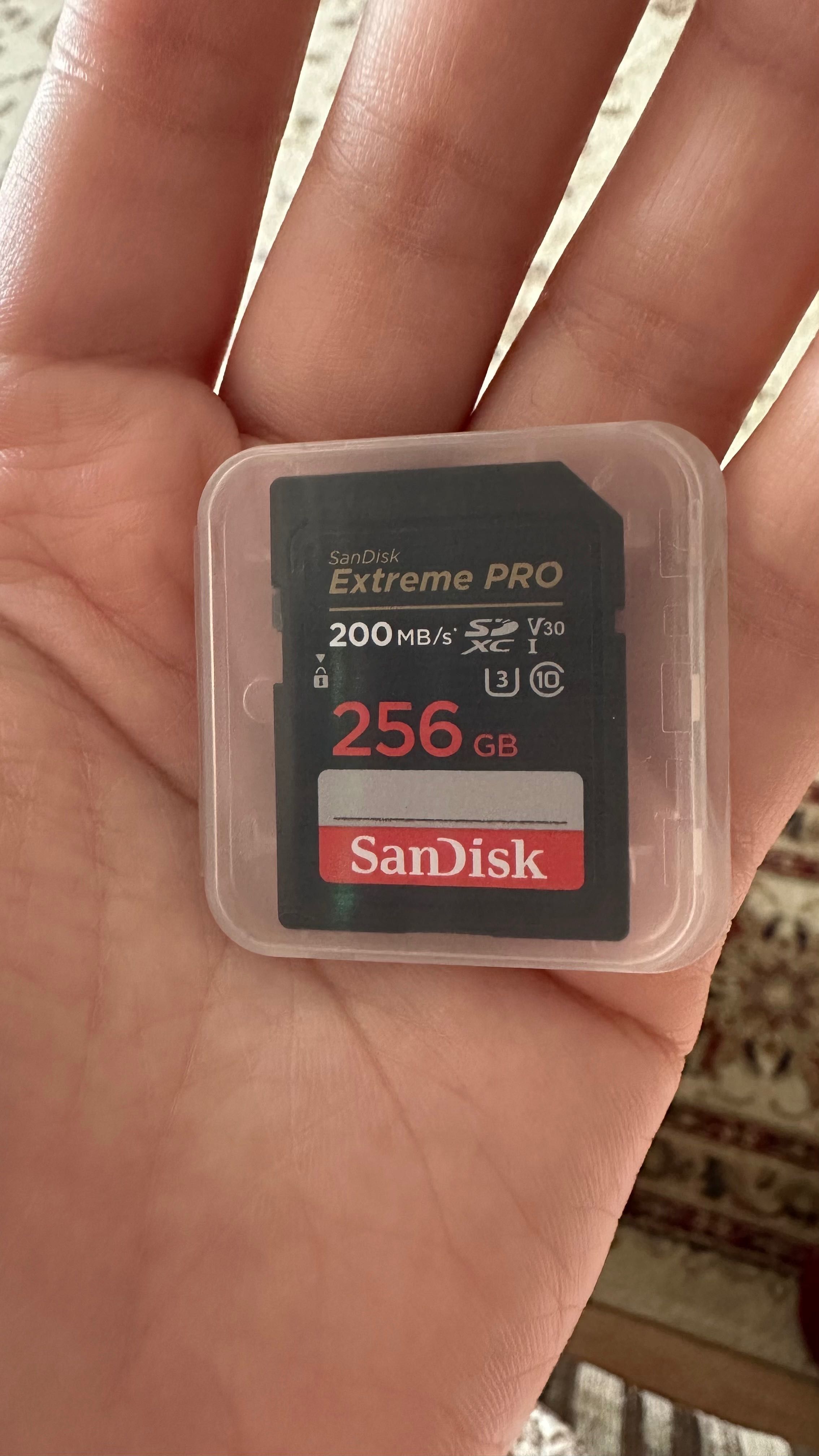 Карта памяти SanDisk Extreme Pro UHS-I V30 SDSDXXD-256-GN4IN 256 Гб