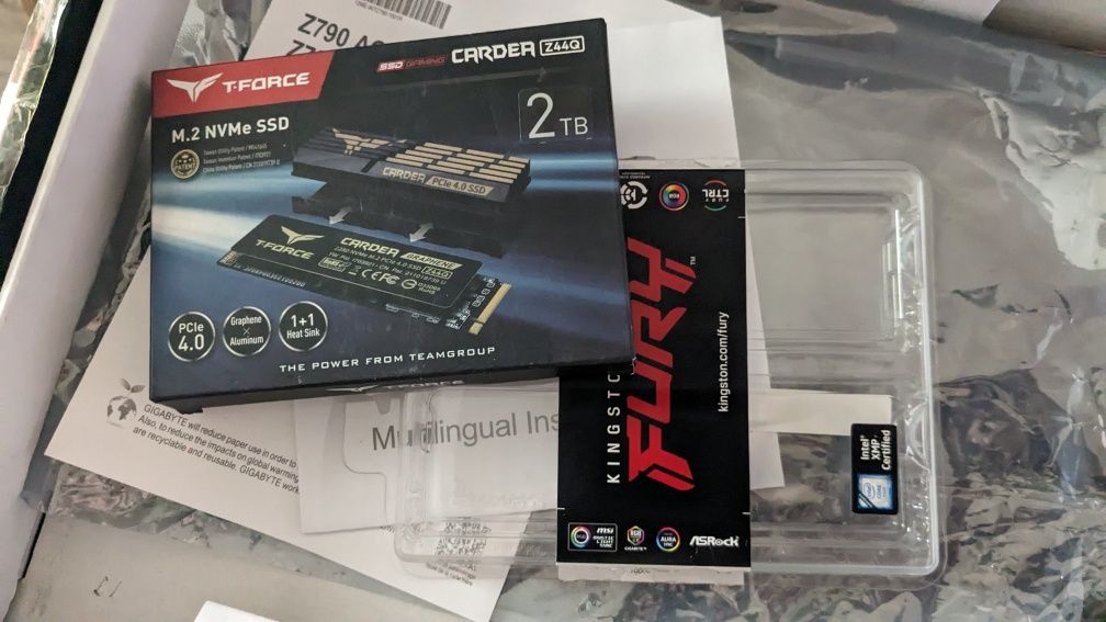 Игровой компьютер в сборе