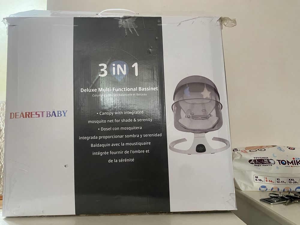 Детский люлька почки новый.1 рет қана жатты одан кейін жатпай қойды
