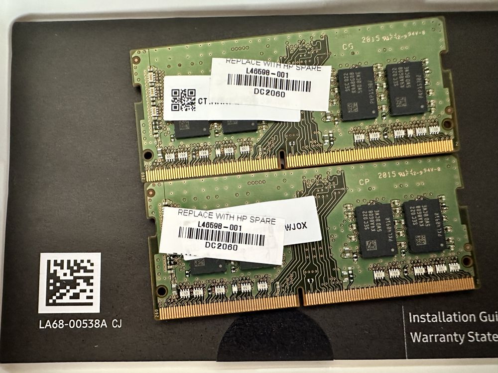 Оперативная память Samsung DDR4 - оригинал и в отличном состоянии