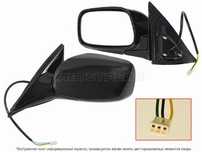 Зеркало TOYOTA CAMRY 01-06 LH 3 контакта LHD Toyota Camry