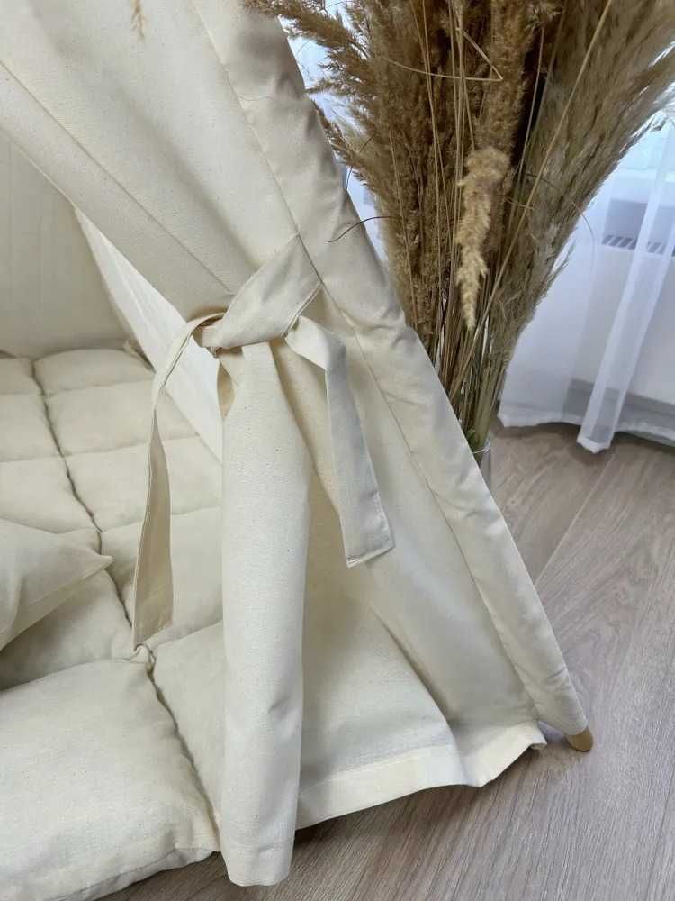 Вигвам детский, "БЕЖЕВЫЙ ДОМИК". КОМПЛЕКТ. SWEET HOME for kids