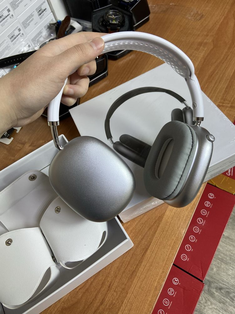 НОВЫЕ Наушники беспроводные Airpods max Pro Max, черный серый