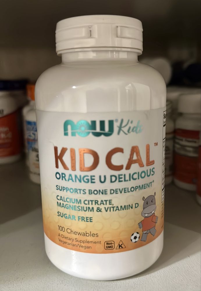 Now Foods, Kid Cal (Кальций+Магний+Д3), для детей от 3лет, 100 конфет