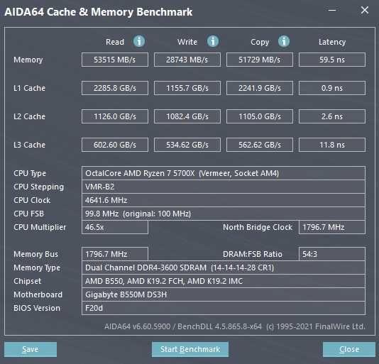 AMD Ryzen 5700x +32 GB G.skill
